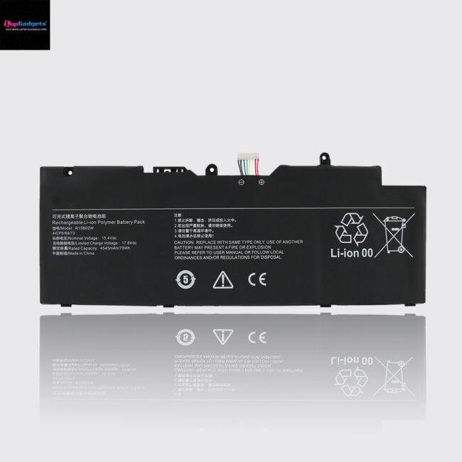 R15B02W Laptop Battery For Xiaomi RedmiBook Pro 15 R5 R7 XMA2007-BJ XMA2007-BB XMA2007-AJ XMA2007-AB 15.4V 4545mAh/70WH