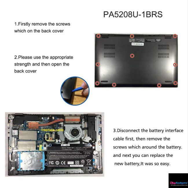 PA5208U-1BRS PA5208U Battery for Toshiba Chromebook CB30 CB35 CB35-B3340 CB35-B3330 for Satellite E45W P55W L55W-C L55