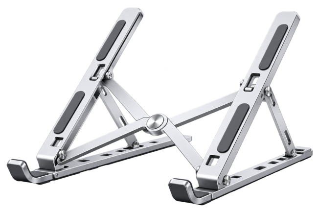 Adjustable Aluminum Laptop Stand | Foldable & Portable