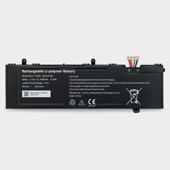 Laptop Battery U609963PV-3S1P T1561U-575983 for Acer Aspire Lite 16 AL16-71 N23J4 11.55V 4780mAh 55.21Wh Replacement Li-ion Battery